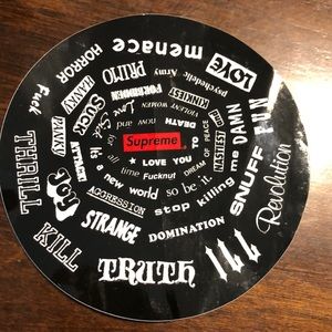 Supreme sticker